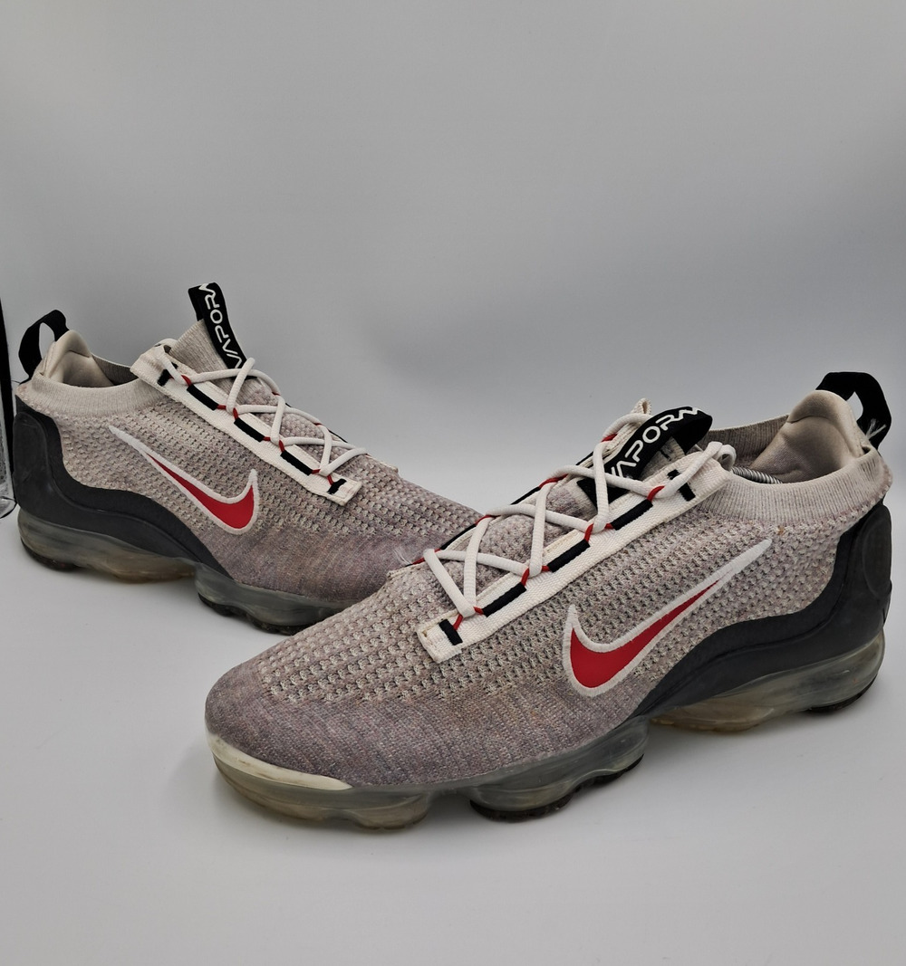 Size 11 - Nike Air Vapor Max 2021 FK Light Bone University Red - DH4085-003